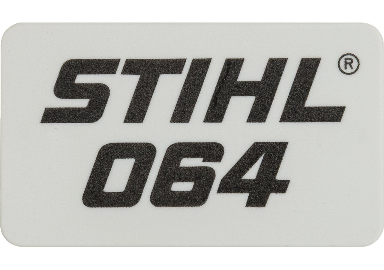 Typenschild 064, für Motorsäge Stihl Stihl