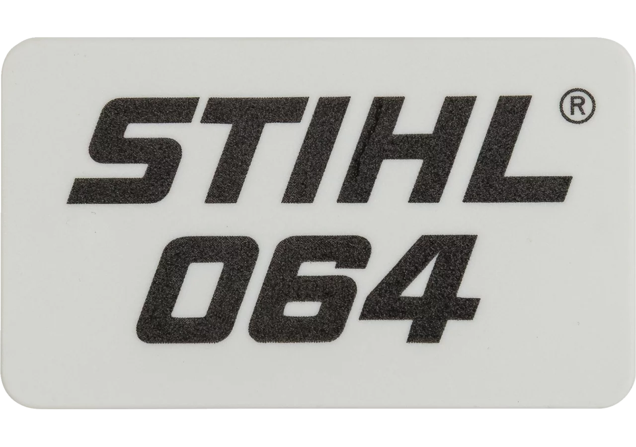 Typenschild 064, für Motorsäge Stihl Stihl