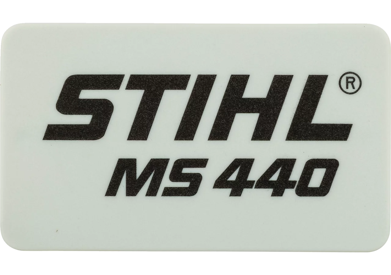 Typenschild MS 440, für Motorsäge Stihl Stihl