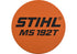 Typenschild MS 192T, für Motorsäge Stihl Stihl