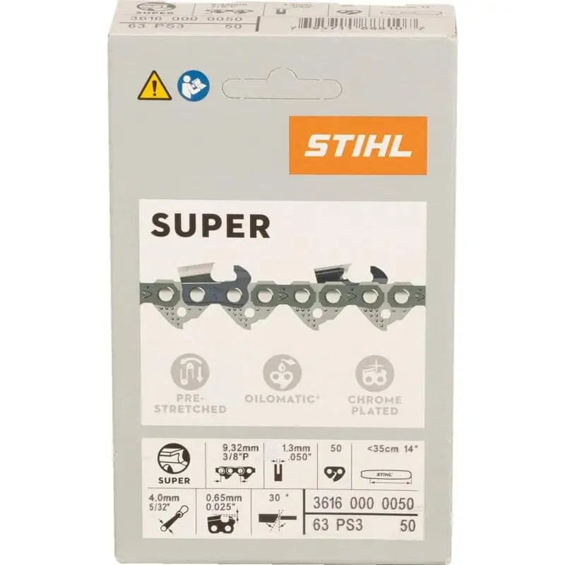Stihl Sägekette 36160000050 – Detailansicht Treibglieder und Vollmeißel