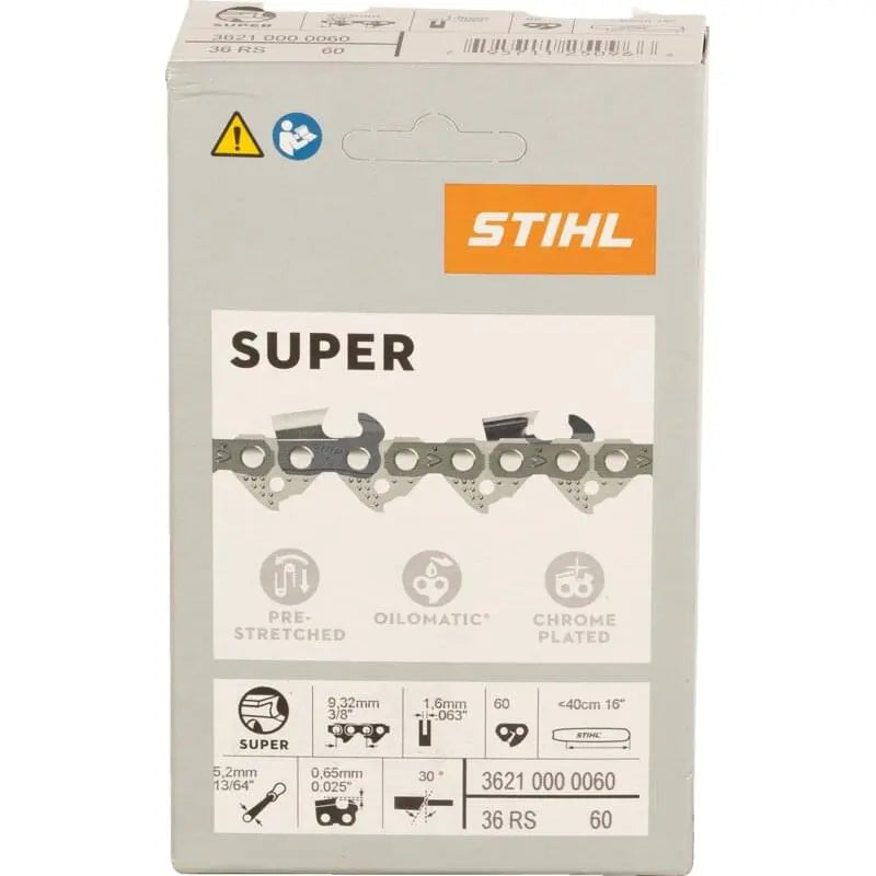 Stihl Sägekette 36210000060 – Detailansicht der Vollmeißel-Glieder