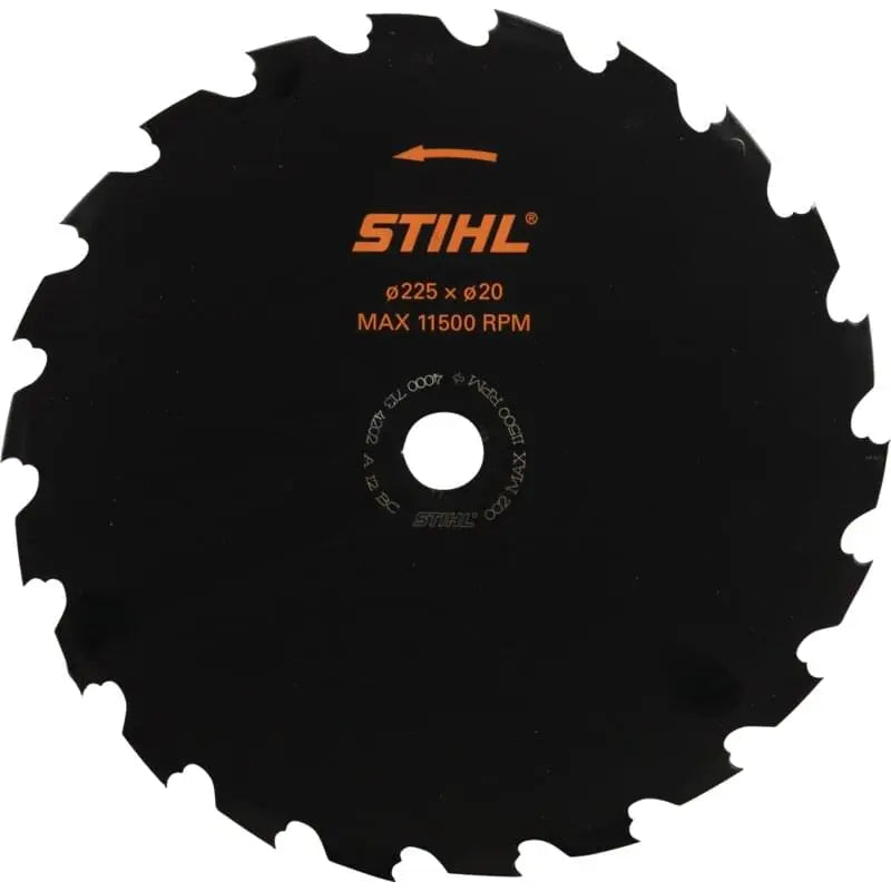 Freischneidersägeblatt Stihl 40007134202 – Kreissägeblatt 36 Zähne HP AD 225 ZB 20