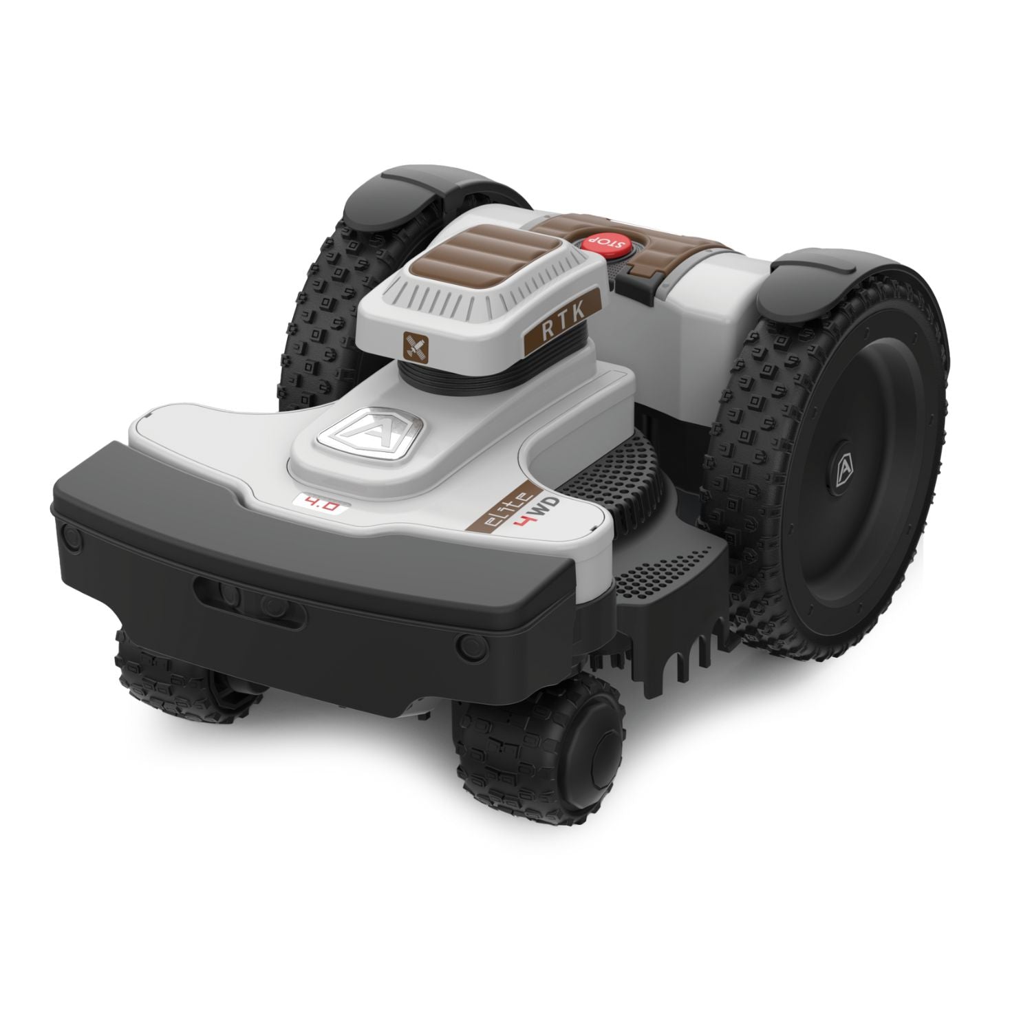 Mähroboter Ambrogio 4.0 Elite 4WD AI AM040L5I4Z-AI mit RTK und GPS, Seitenansicht