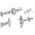 ZF Achsteile für Fendt mit ZF-Achse APL1351 ZF