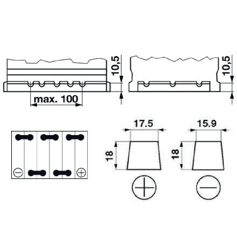 Banner Batterie 12 V, 60 Ah, 640 A, Banner Running Bull AGM, 56001 AGM 560 01 Banner