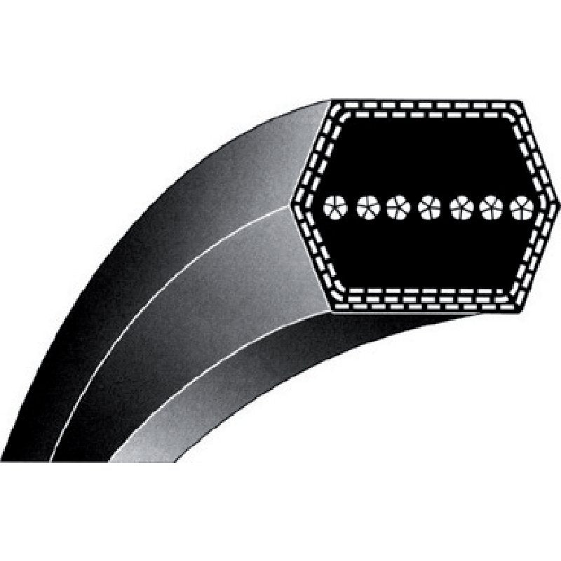 Sechskantkeilriemen B 13 mm x LW 1450 mm, Profil AA55, Typ 4 – Sechskantkeilriemen AA55 GartenShop24 - Hochwertige Gartengeräte