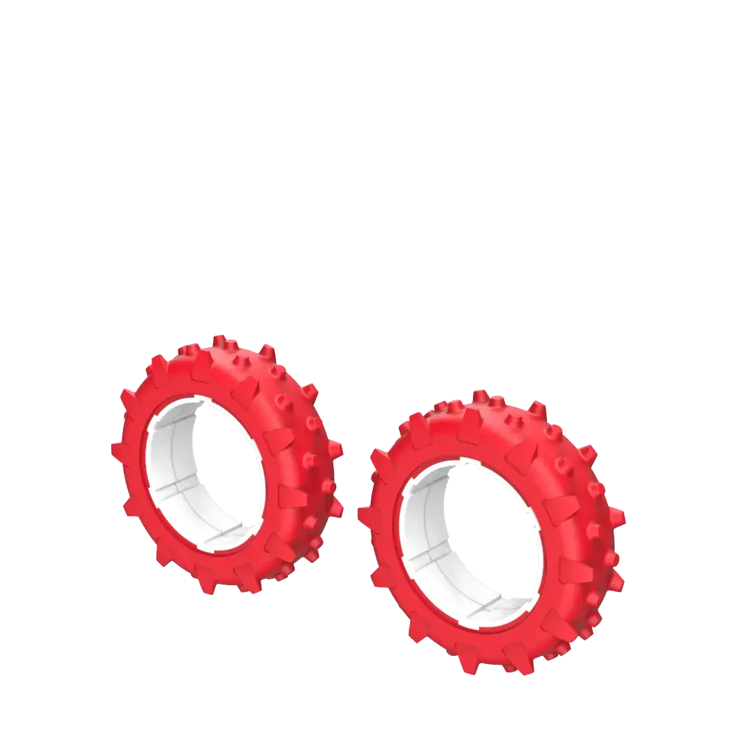 Spike-Räder Kress Mission Mähroboter KA0222 mit Metallspikes für mehr Grip