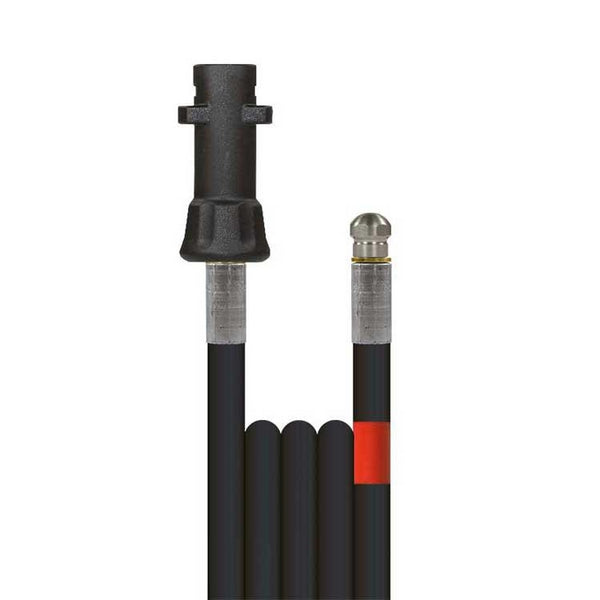 Abwasserschlauch 8m DN5 200bar Kärcher Stecker mit Düse 3x0,8