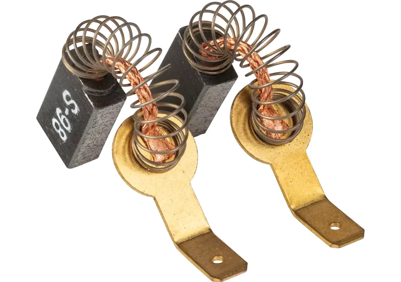 AL‑KO Kohlebürstensatz 412873 – Ersatz-Kohlebürsten mit Feder für Elektromotor