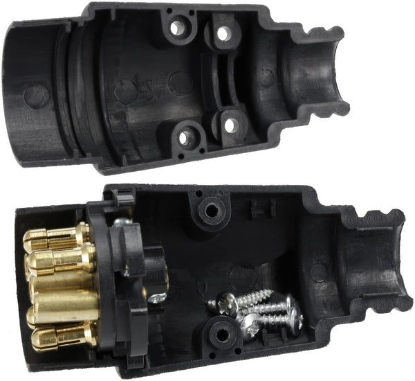 Anhängerstecker 7-polig, Kunststoff, 12V, Schraubklemmen