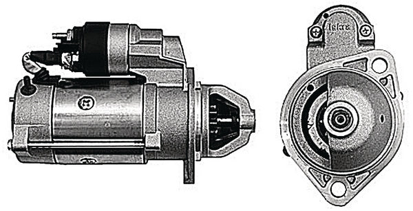 Anlasser 12V 2,6kW 9 Zähne, Mahle