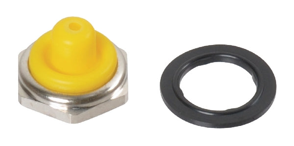 APEM Schalterkappe halb gelb 12mm
