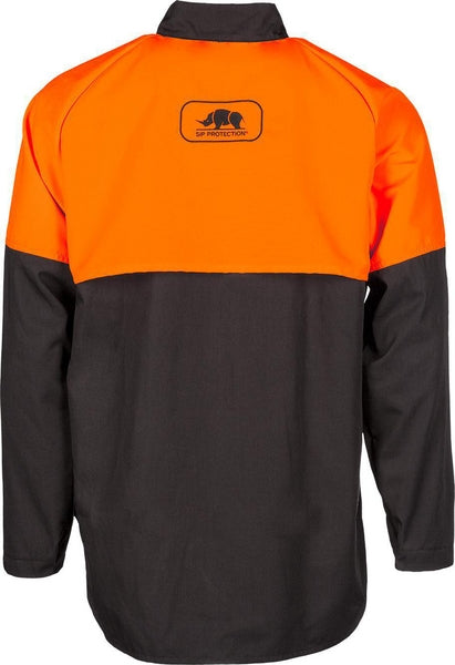 Arbeitsjacke, orange-grau, Größe M, SIP
