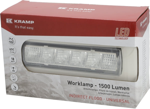 Arbeitsscheinwerfer, 10-30V, LED, 1500lm, Rechteckig passend für Universal