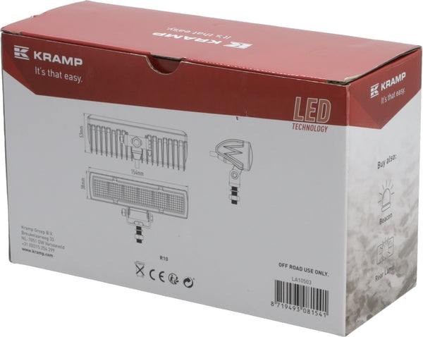 Arbeitsscheinwerfer, 10-30V, LED, 1500lm, Rechteckig passend für Universal
