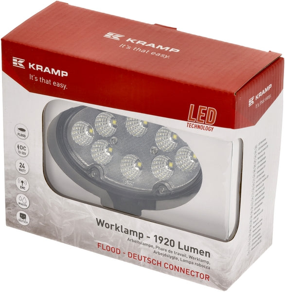Arbeitsscheinwerfer, 10-30V, LED, 1920lm, Oval passend für Universal