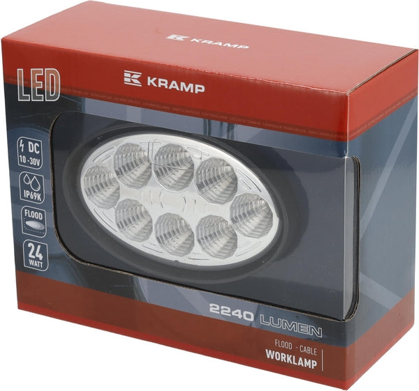 Arbeitsscheinwerfer, 10-30V, LED, 2240lm, Oval passend für Universal