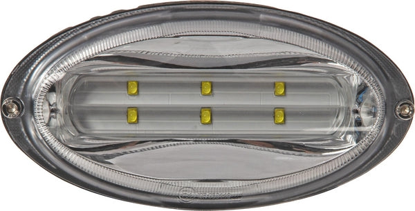 Arbeitsscheinwerfer, 10-30V, LED, 2400lm, Oval passend für John Deere, Kubota