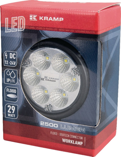 Arbeitsscheinwerfer, 10-30V, LED, 2500lm, Rund passend für Universal