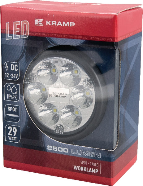 Arbeitsscheinwerfer, 10-30V, LED, 2500lm, Rund passend für Universal