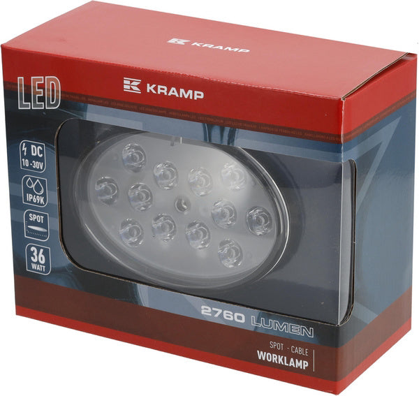 Arbeitsscheinwerfer, 10-30V, LED, 2760lm, Oval passend für Universal