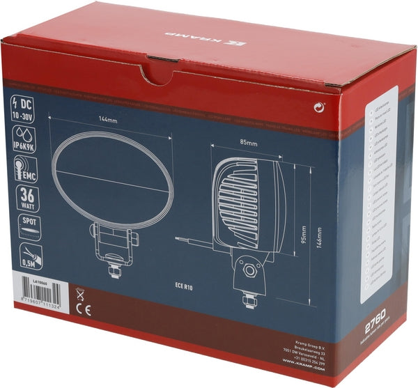 Arbeitsscheinwerfer, 10-30V, LED, 2760lm, Oval passend für Universal