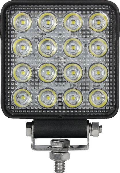 Arbeitsscheinwerfer, 10-30V, LED, 3040lm, Quadratisch passend für Universal