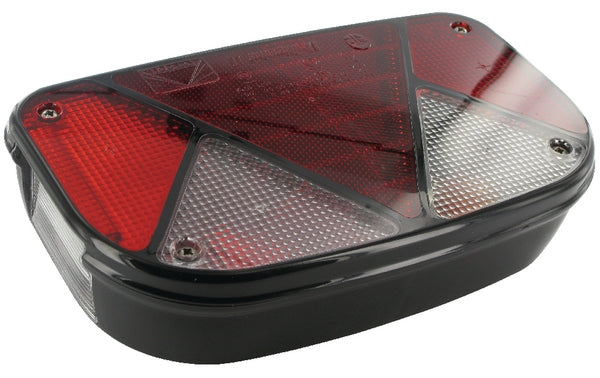 Aspöck Rückleuchte Multipoint II li. mit NES mt KZL Bajonettanschluss 12V