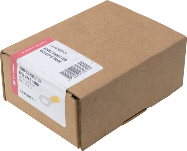 Augenkabelschuh, gelb, 4-6mm² Ø10mm (50x)
