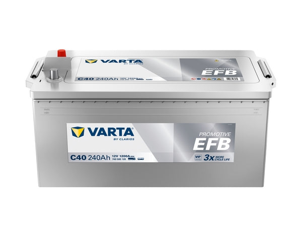 Batterie 12 V 240 Ah 1200 A C40 VARTA Promotive EFB