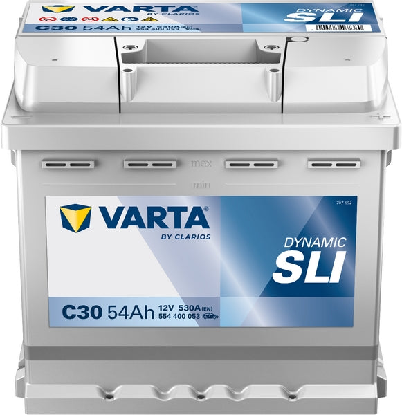Batterie 12V 54Ah 530A C30 VARTA Dynamic SLI