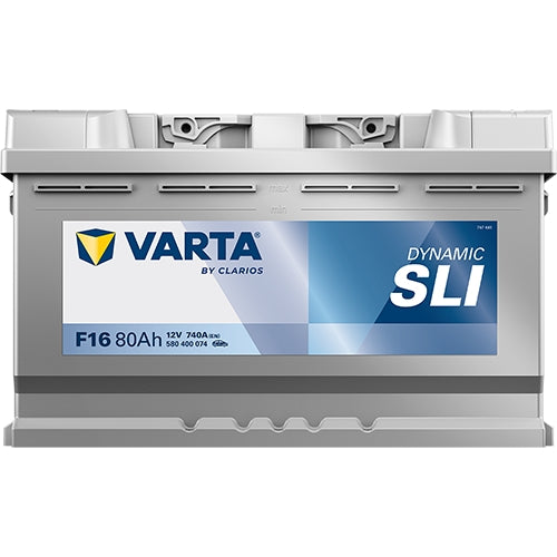 Batterie 12V 80Ah 740A F16 VARTA Dynamic SLI