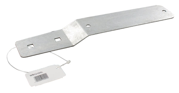 Befestigungsblech für Warntafel li./re. Metall