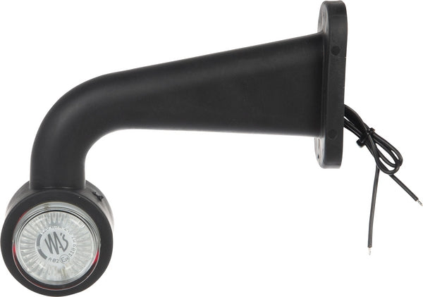 Begrenzungsleuchte weiß/rot 90° links LED 12-24V passend für Universal