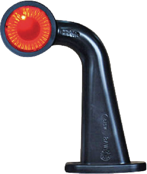 Begrenzungsleuchte weiß/rot 90° rechts LED 12-24V passend für Universal