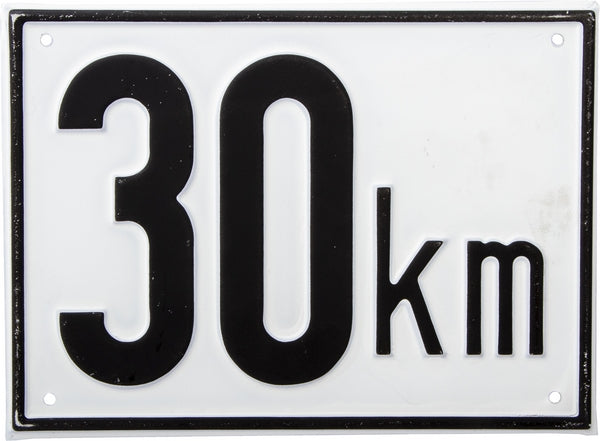 Begrenzungsschild
