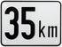 Begrenzungsschild