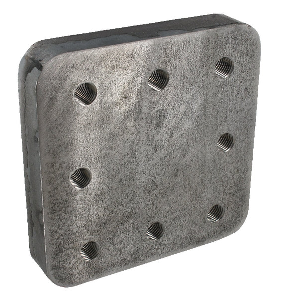 Bernhofer Gesenkschmiede Anschweißplatte 110x100mm 8x M16
