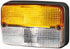 Blinkbegrenzungsleuchte 21/5W, rechteckig, 12V, amber/transparent, anschraubbar 120x55x80mm, Hella
