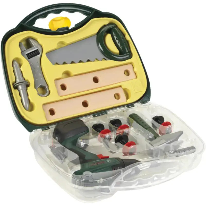 Akkuschrauber Koffer BOSCH Spielzeug – Mit Zubehör klein