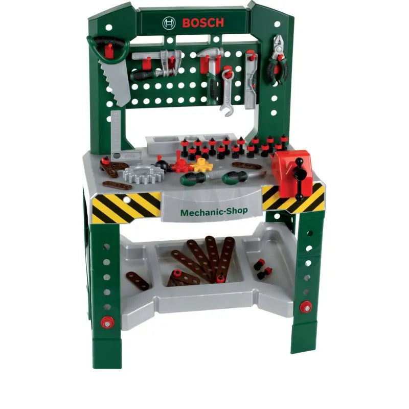 Bosch Spielzeug-Werkbank 77-teilig mit Schraubstock und Zubehörteilen für Kinder