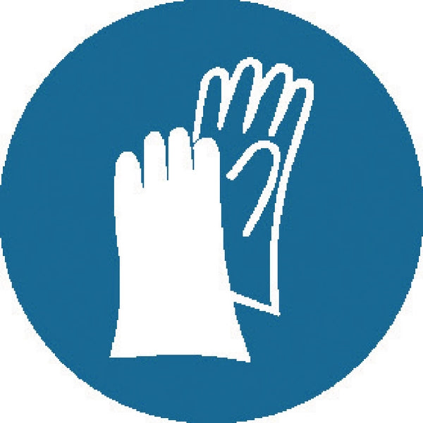 Brady Aufkleber Handschutz