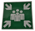 Brady Schild Sammelplatz 250x250mm