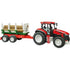 Traktor mit Frontlader & Holztransportanhänger – Bruder 1:16 Bruder