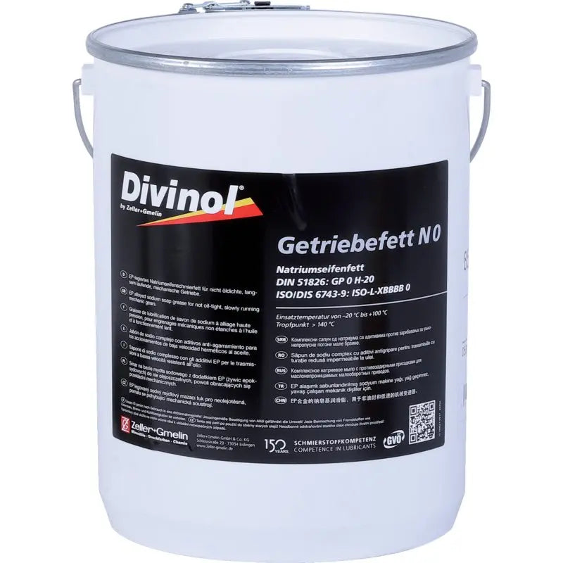 Divinol Getriebefett EP 5kg – Hochleistungsfett für Getriebe Divinol