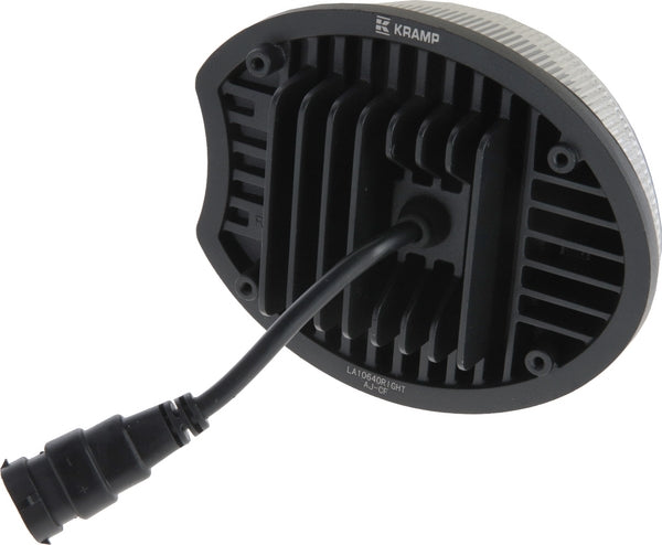 Eck-Arbeitsscheinwerfer LED, rechts, 45W 4500lm, 160x127x67mm, schwarze Blende, H9-Stecker, Combo, passend für John Deere