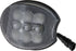 Eck-Arbeitsscheinwerfer LED, rechts, 45W 4500lm, 160x127x67mm, schwarze Blende, H9-Stecker, Combo, passend für John Deere