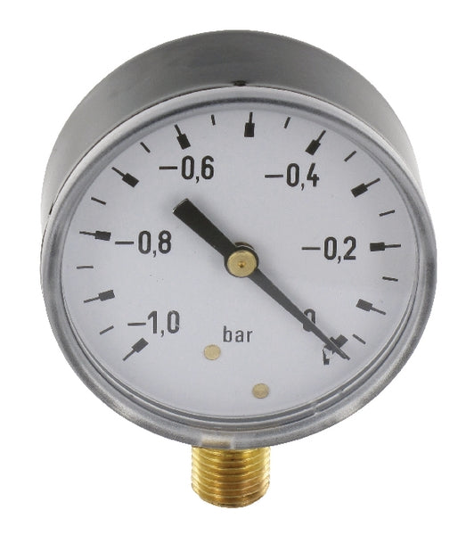 ET Manometer Ø100mm 1/2" -1-0bar