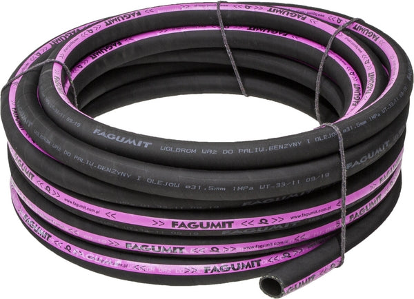 Fagumit Schlauch für Benzin und Öl PETRO 10 Premium, Durchmesser 31,5 mm 10 bar, Preis pro Meter